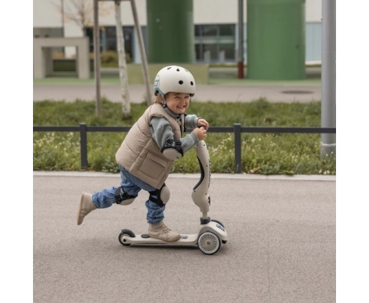 Комплект захисний дитячий Scoot and Ride, світло-сірий, для дитини XXS, до 25 кг