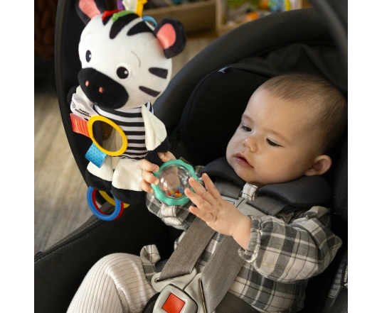 Іграшка м'яка розвиваюча BABY EINSTEIN Zen's Sensory Play