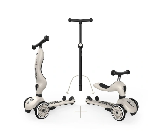 Самокат Scoot and Ride серії Highwaykick-1 Push and Go Miffy - світло-сірий