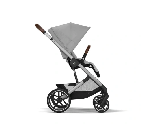 Прогулянкова коляска Cybex BALIOS S LUX SLV - stone grey (с бампером)