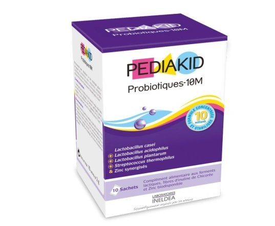 Пробіотик 10-М натуральний для відновлення мікрофлори кишечника PEDIAKID 10 пакетиків-саше