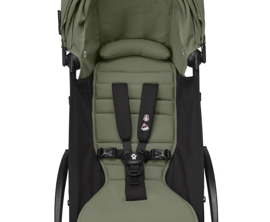 Универсальная коляска 2 в 1 с люлькой newborn shell Stokke YOYO³ Olive (шасси Black)