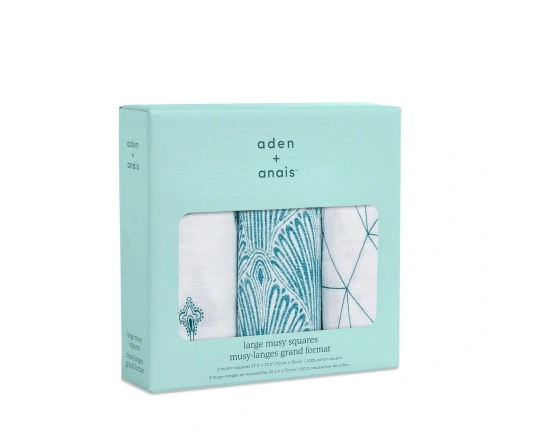 Набір муслінових пелюшок Aden + Anais 3 шт (70*70 см) Paisley