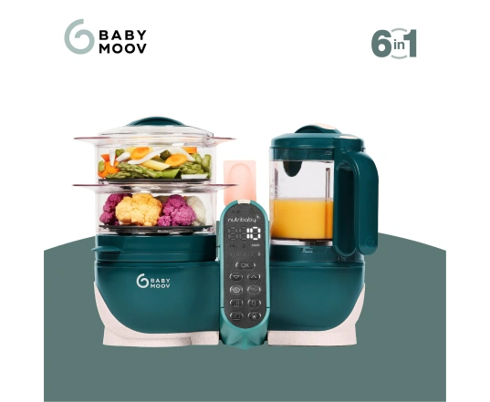 Блендер - пароварка Babymoov Nutribaby+ Opal green