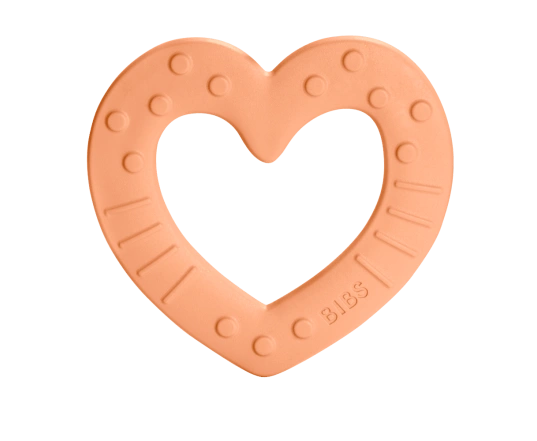 Іграшка - прорізувач BIBS Baby Bitie Heart Peach