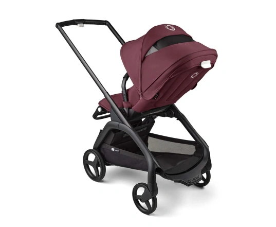 Універсальна коляска 2в1 Bugaboo DRAGONFLY - black/dark cherry-dark cherry