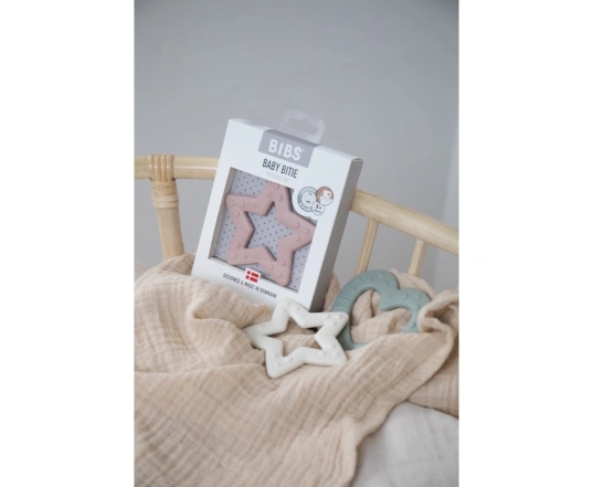 Іграшка - прорізувач BIBS Baby Bitie Star Blush