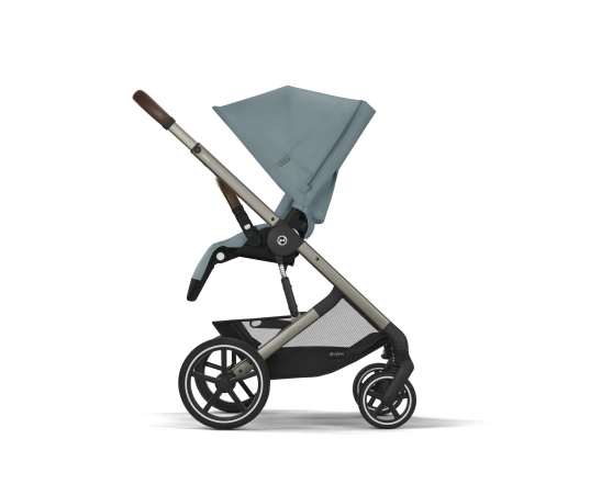 Прогулянкова коляска Cybex BALIOS S LUX TPE - stormy blue (з бампером)
