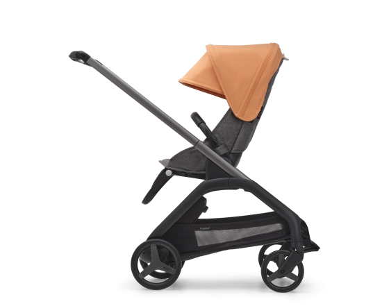 Прогулочная коляска Bugaboo DRAGONFLY - grafite/grey melange island coral