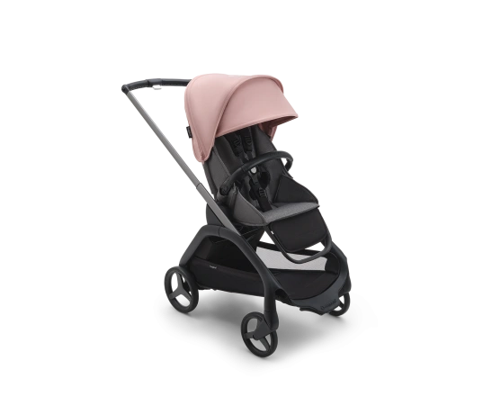 Прогулочная коляска Bugaboo DRAGONFLY - graphite/grey melange morning pink