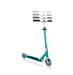 Самокат GLOBBER серії FLOW ELEMENT LIGHTS, нефритовий, колеса з підсвіткою, до 100кг, 5+, 2 колеса
