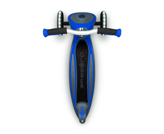 Самокат GLOBBER серії MASTER LIGHTS синій, колеса з підсвіткою, 50кг, 4+