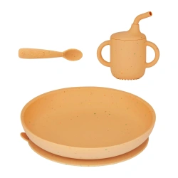 Набор посуды детский силиконовый Babymoov - little arty (от 9 мес) - изображение