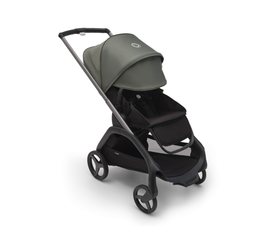 Универсальная коляска 2в1 Bugaboo DRAGONFLY - black/grey melange forest green
