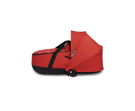 Універсальна коляска Stokke YOYO³ + люлька Bassinet  BABYZEN Red (шасі White)