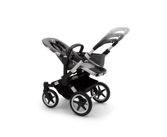 Универсальная коляска 2в1 Bugaboo Donkey3 Mono Alu/Grey Melange/Red