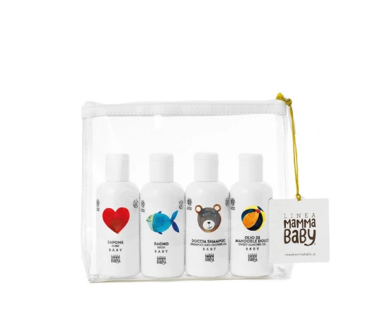 Набір в дорогу Linea MammaBaby COSMOS NATURAL (4 предмети по 100мл)