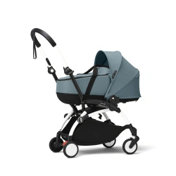 Універсальна коляска 2 в 1 з люлькою newborn shell Stokke YOYO³ Aqua (шасі White) - зображення