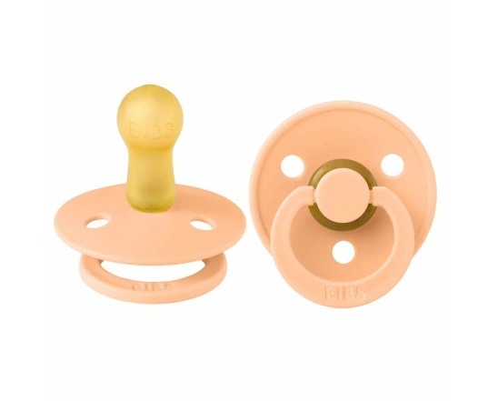 Соска пустышка BIBS Colour Latex Size 1 Peach Sunset