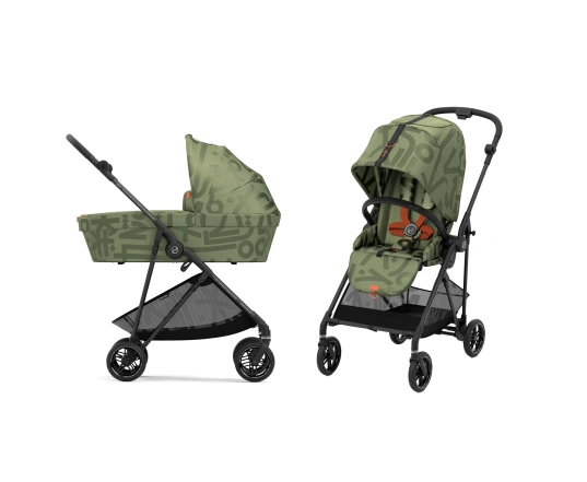 Универсальная коляска 2 в 1 Cybex Melio Street - Olive Green
