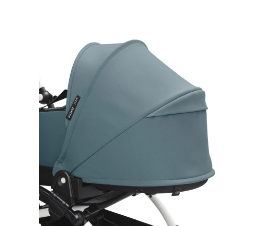 Универсальная коляска 2 в 1 с люлькой newborn shell Stokke YOYO³ Aqua (шасси Black)