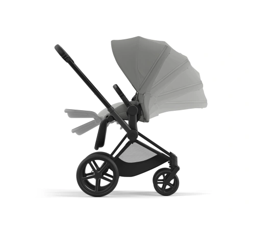 Прогулочная коляска Cybex Priam Mirage Grey  (шасси Matt Black)