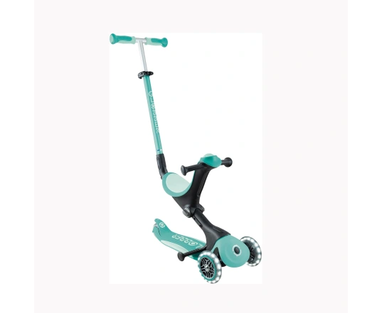 Самокат GLOBBER серії GO UP DELUXE LIGHTS 5в1 м'ятний, колеса світяться 20/50кг