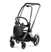Шасі ePriam & каркас прогулянкового блоку Cybex - Chrome Black