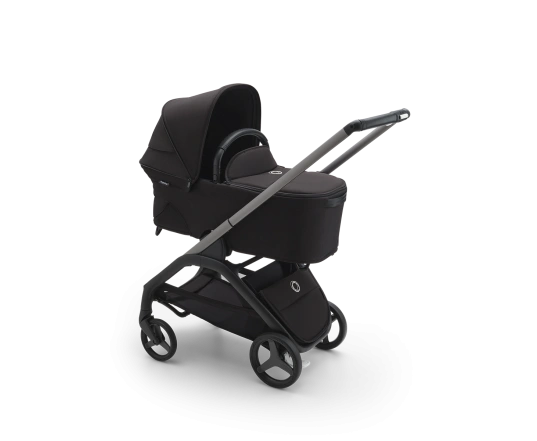 Универсальная коляска 2в1 Bugaboo DRAGONFLY - black/grey melange midnight black
