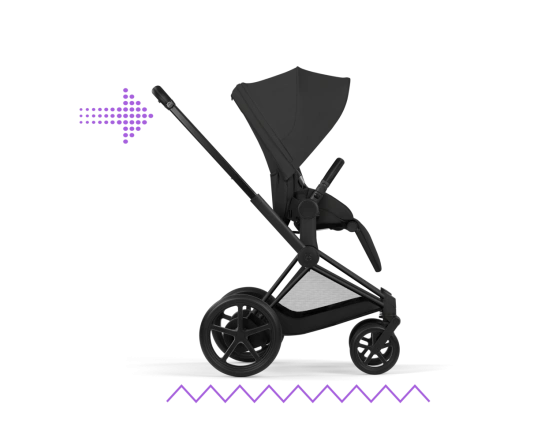 Универсальная коляска Cybex ePRIAM Style Collection 2 в 1 - sepia black