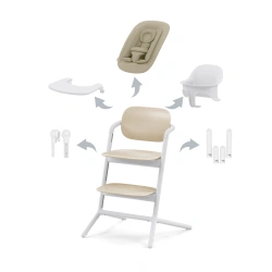 Стульчик для кормления 4 в 1 Cybex LEMO - sand white - изображение
