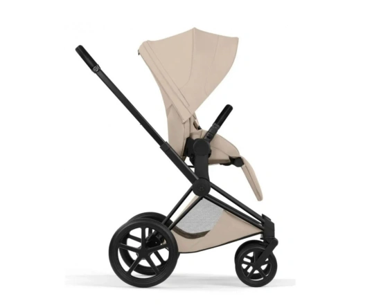 Коляска Cybex PRIAM Style Collection 5.0 - cozy beige (шасі Matt Black)