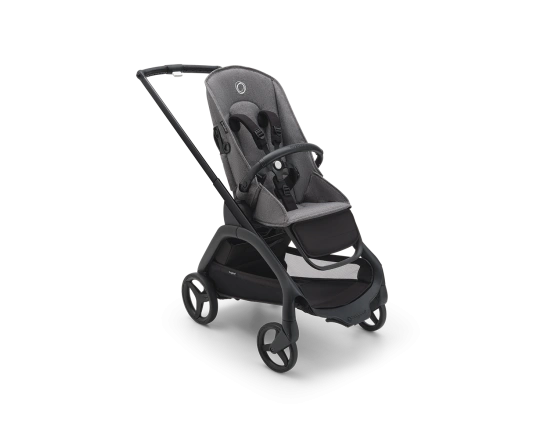 Прогулочная коляска Bugaboo DRAGONFLY без капюшона - black/grey melange