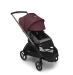 Универсальная коляска 2в1 Bugaboo DRAGONFLY - grafite/grey melange dark cherry