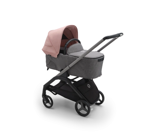 Универсальная коляска 2в1 Bugaboo DRAGONFLY - grafite/grey melange morning pink