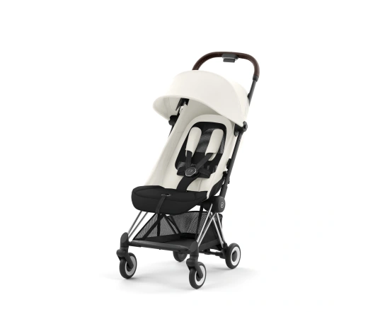 Прогулочная коляска Cybex Coya Chrome Dark Brown/Off White