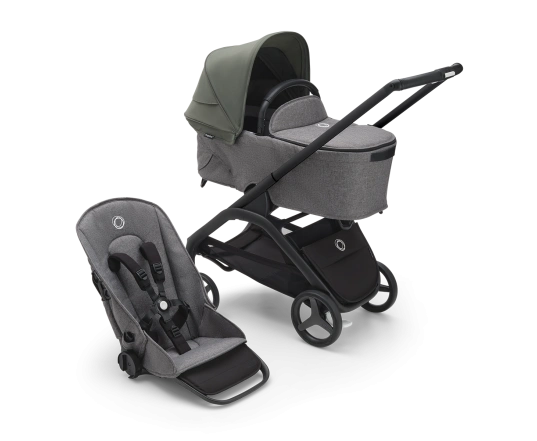 Универсальная коляска 2в1 Bugaboo DRAGONFLY - grafite/midnight black forest green