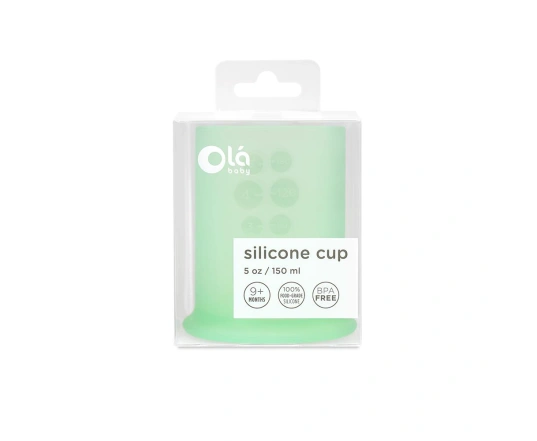 Перший силіконовий стаканчик Olababy Mint