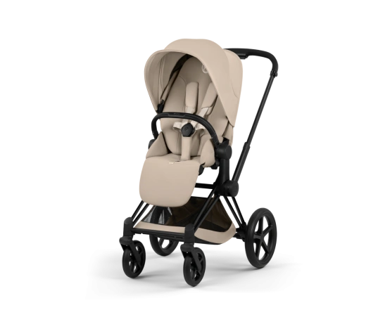 Прогулянкова коляска Cybex PRIAM Style Collection 5.0 - cozy beige (шасі Matt Black)