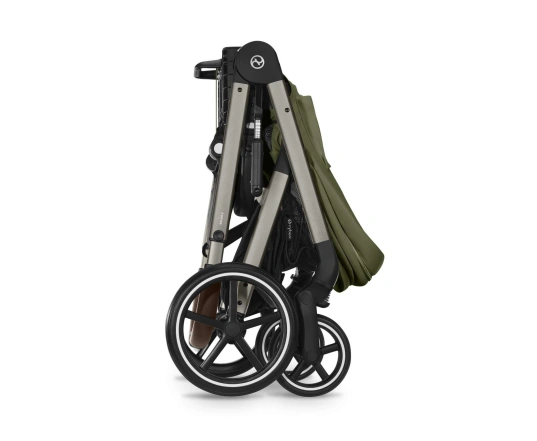 Прогулянкова коляска Cybex BALIOS S LUX TPE - moss green (з бампером)