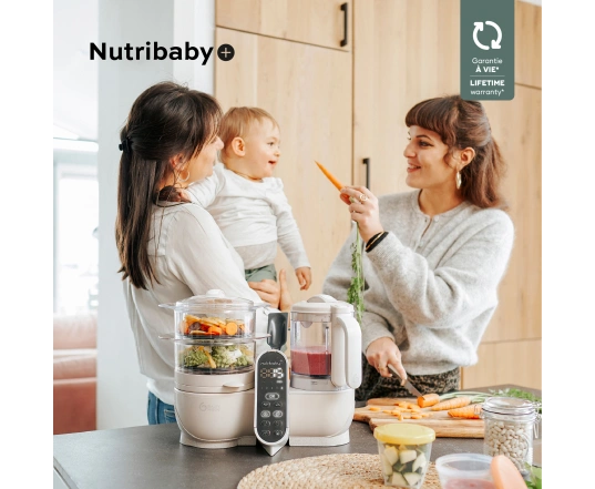 Блендер - пароварка Babymoov Nutribaby+ Beige