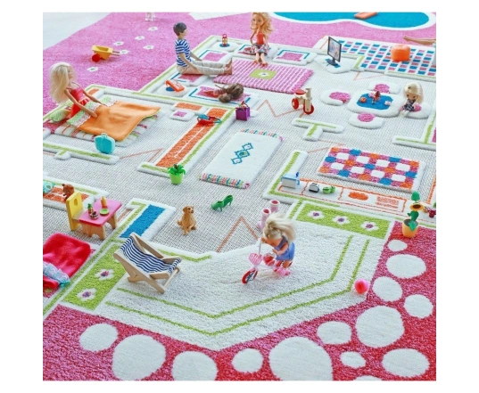 Килим IVI 3D Play Carpets Playhouse Pink 134х200 см