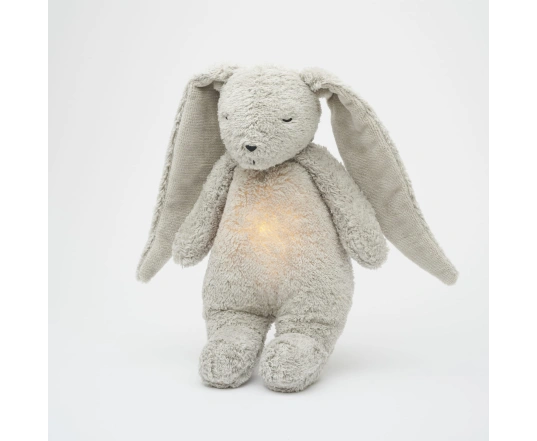 Музичний зайчик з нічником MOONIE 2.0 - Grey Natur
