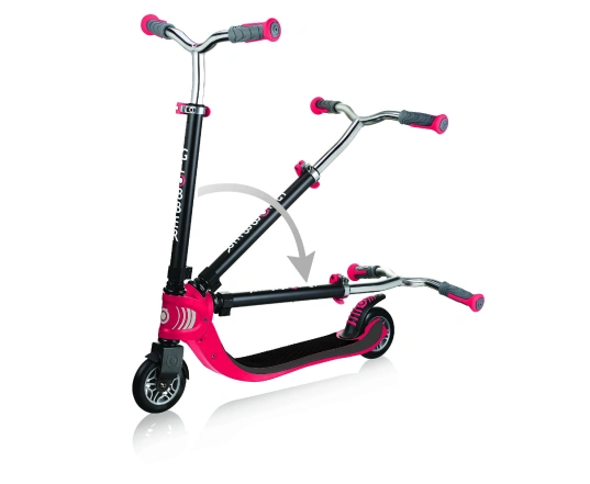  Самокат GLOBBER серії FLOW FOLDABLE 125 чорно-червоний, 100кг, 6+