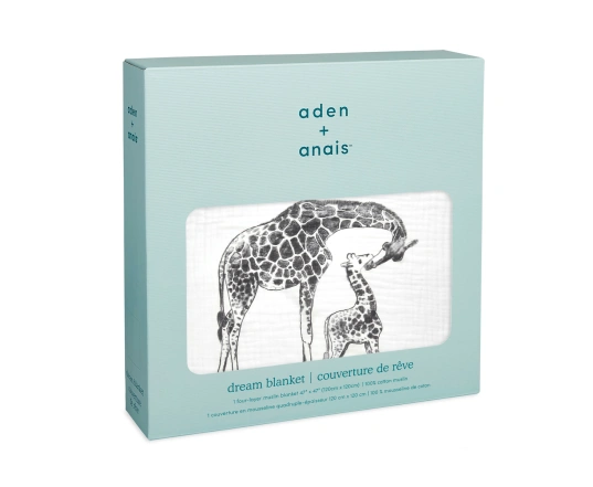 Ковдра з бавовняного мусліну ADEN+ANAIS Hear Me Roar (120*120см)
