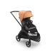 Прогулянкова коляска Bugaboo DRAGONFLY - black/grey melange island coral