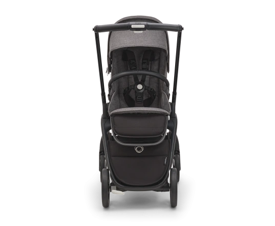 Прогулочная коляска Bugaboo DRAGONFLY - black/grey melange grey melange