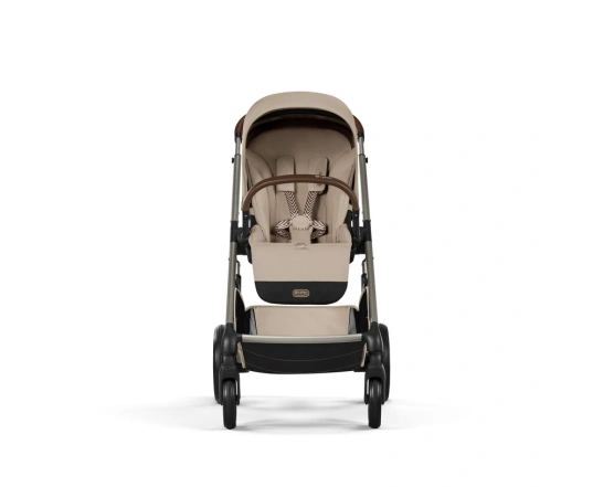 Прогулянкова коляска Cybex BALIOS S LUX TPE - almond beige (з бампером)