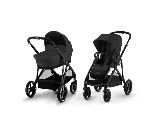 Универсальная коляска 2 в 1 Cybex GAZELLE S - BLK Moon Black