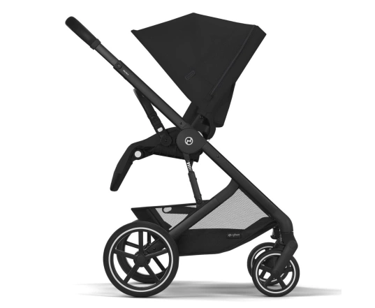 Прогулянкова коляска Cybex BALIOS S LUX BLK - moon black (з бампером)